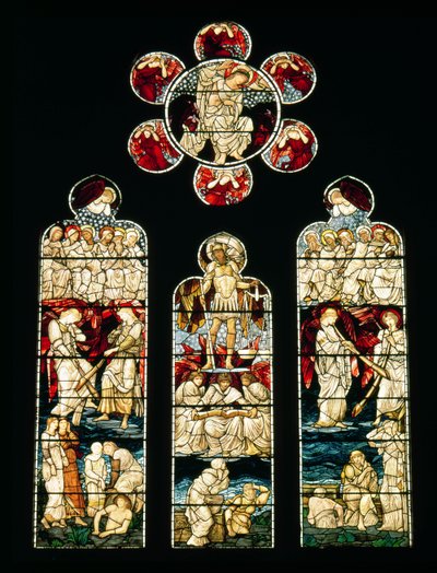 Il Giudizio Universale, 1874-75 (vetrata) da Edward Burne Jones